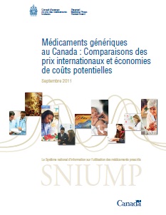 Médicaments génériques au Canada
